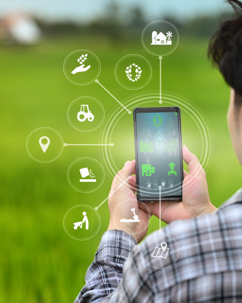 O agronegócio está conectado com o produtor rural.